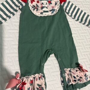 Green and Pink Kids One Piece Bodysuit